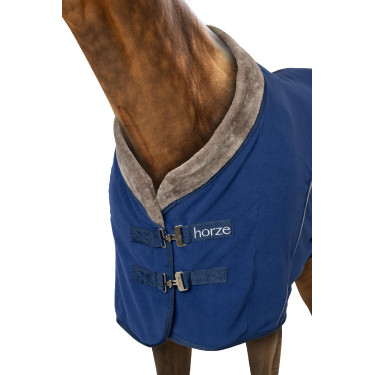Droogdeken fleece Delémont Horze Arctisch blauw