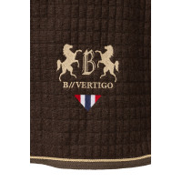 Couverture séchante B Vertigo High Altitude en mélange de laine Brun boue Beige