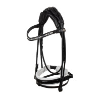 Bridon Damigella van kalfsleer Acavallo Noir / blanc