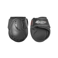 Equestro Kogelbeschermers van Geperforeerd Airflow Neopreen met Pro-Tech Plastic Versteviging Zwart Equestro Kogelbeschermers van Geperforeerd Airflow Neopreen met Pro-Tech Plastic Versteviging Zwart