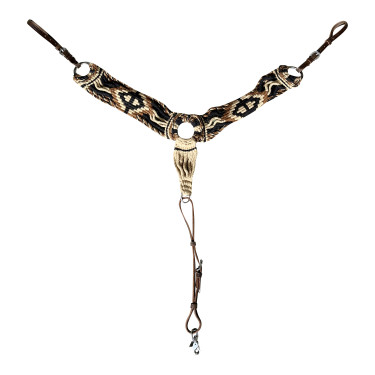 Collier de chasse en mohair avec design en diamant Pool's Collier de chasse en mohair avec design en diamant Pool's
