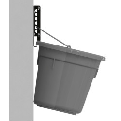 Muursteun blokkerend FlatBack Zwart