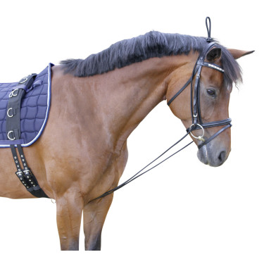 Elastische hulpteugel Covalliero Zwart Elastische hulpteugel Covalliero Zwart