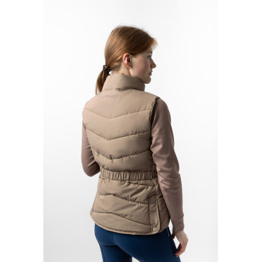Gewatteerd Rijvest B Vertigo Cordelia Bruin modder Beige