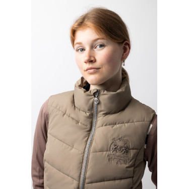 Gewatteerd Rijvest B Vertigo Cordelia Bruin modder Beige