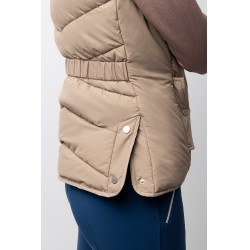 Gewatteerd Rijvest B Vertigo Cordelia Bruin modder Beige