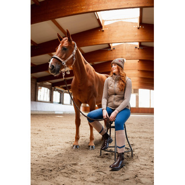 Gewatteerd Rijvest B Vertigo Cordelia Bruin modder Beige