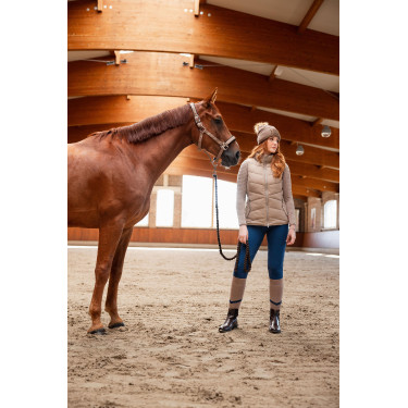 Gewatteerd Rijvest B Vertigo Cordelia Bruin modder Beige