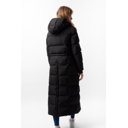 Manteau long Paloma matelassé femme Horze Noir caviar Manteau long Paloma matelassé femme Horze Noir caviar