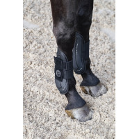 Guêtres et protège-boulets Je t'aime Equithème Noir
