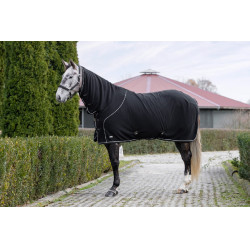 Fleece deken met hoge hals CovallieroTherm Zwart Fleece deken met hoge hals CovallieroTherm Zwart