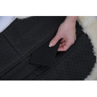 Schokdemper van synthetische bont AntiSlip Covalliero Zwart Schokdemper van synthetische bont AntiSlip Covalliero Zwart
