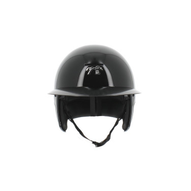 Pénélope matte helm met lange klep Pénélope matte helm met lange klep
