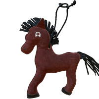 Jouet pour chevaux en cuir Canter Cheval Marron Jouet pour chevaux en cuir Canter Cheval Marron