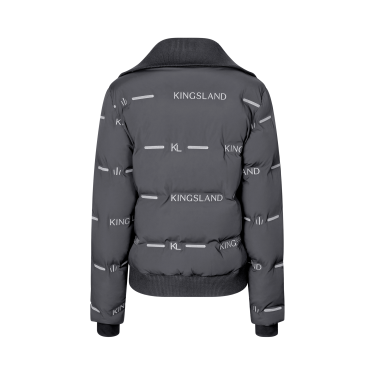 Reflecterende damesdonsjas Kingsland KLVarsin Smeedijzergrijs