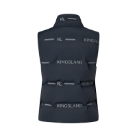 Mouwloze uniseks reflecterende bodywarmer Kingsland KLVarsin Marine Marineblauw