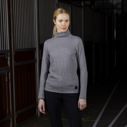Pull à col roulé tricoté femme Kingsland KLVikula Noir Pull à col roulé tricoté femme Kingsland KLVikula Noir