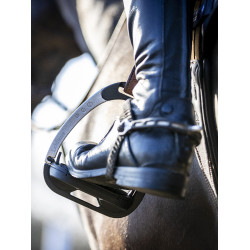 Étriers LeMieux Vector Balance Noir / aluminium Étriers LeMieux Vector Balance Noir / aluminium