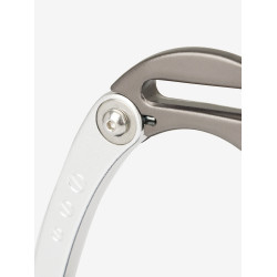 Étriers LeMieux Vector Balance Carbon / argent Gris