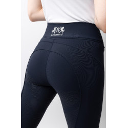 Pantalon d'équitation thermique Fond intégral Silicone Justine femme B Vertigo Bleu marine foncé Pantalon d'équitation thermique Fond intégral Silicone Justine femme B Vertigo Bleu marine foncé