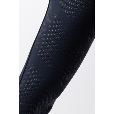 Thermische rijbroek met volledig siliconen zitvlak Justine dames B Vertigo Donker marineblauw