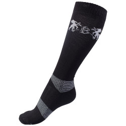 Chaussettes d'équitation Geo Warm B Vertigo Noir