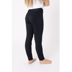 Winter paardrijlegging met siliconen zitvlak Active kind Horze Donker marineblauw Winter paardrijlegging met siliconen zitvlak Active kind Horze Donker marineblauw