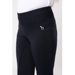 Winter paardrijlegging met siliconen zitvlak Active kind Horze Donker marineblauw Winter paardrijlegging met siliconen zitvlak Active kind Horze Donker marineblauw