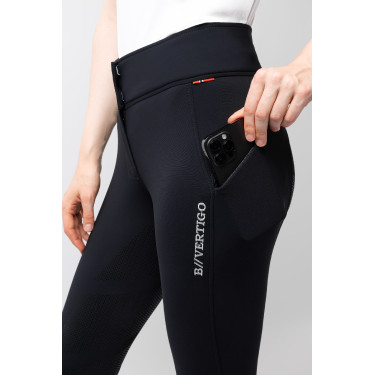 Pantalon d'équitation thermique Fond intégral Silicone Justine femme B Vertigo Pantalon d'équitation thermique Fond intégral Silicone Justine femme B Vertigo