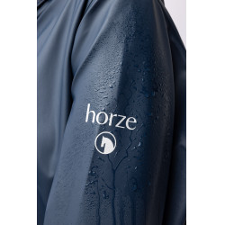 Imperméable Horze Hazel femme long à fentes Bleu marine foncé Imperméable Horze Hazel femme long à fentes Bleu marine foncé
