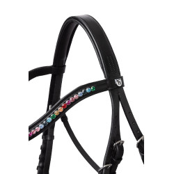 Pony hoofdstel Rainbow Dash Horze Zwart