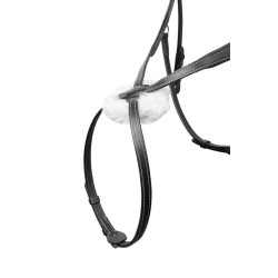 Bride Monterrey muserolle mexicaine Horze Noir Bride Monterrey muserolle mexicaine Horze Noir