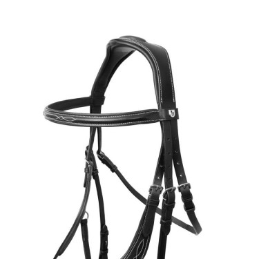 Bride Monterrey Mexicaanse neusriem Horze Zwart