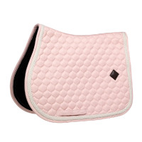Tapis de selle Plaited Cord Jumping Kentucky Rose pâle Tapis de selle Plaited Cord Jumping Kentucky Rose pâle