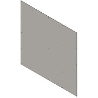 Binnenbekleding voor schuifdeur van La Gée box