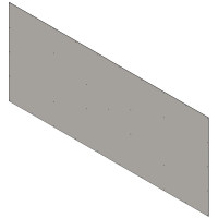 Dubbelwand voor scheiding van box onderkant 3 m La Gée