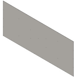 Dubbelwand voor scheiding van box onderkant 3 m La Gée