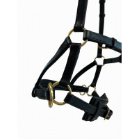 Side-pull leer T van T Zwart Side-pull leer T van T Zwart