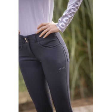 Pantalon Pénélope Fun Stone dames Marine Marineblauw
