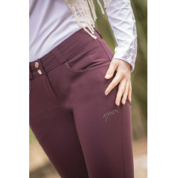 Pantalon Pénélope Fun Stone femme Prune Violet Pantalon Pénélope Fun Stone femme Prune Violet