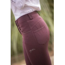 Pantalon Pénélope Fun Stone dames Pruim Violet