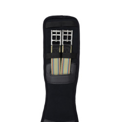 Sangle de dressage Winston en mousse à mémoire de forme Horze Noir