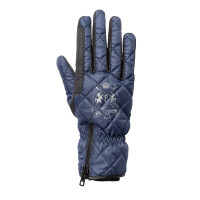 Gants d'équitation imperméables et rembourrés B Vertigo Onyx Anthracite Gris