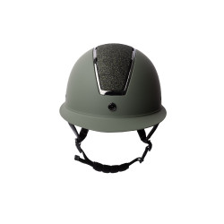 Glanzende Metalen Helm Monarch II Horze Smaragdgroen