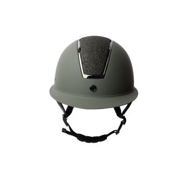 Glanzende Metalen Helm Monarch II Horze Smaragdgroen