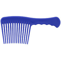 Grove kam met grote tanden P.V.C Hippotonic Soft Blauw