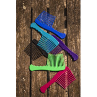 Brosse à crins Hippotonic Glitter Bleu