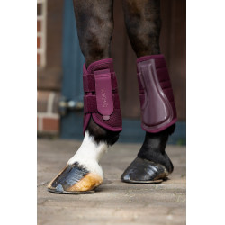 Eskadron mesh beenbeschermers Donkerpaars Bordeaux