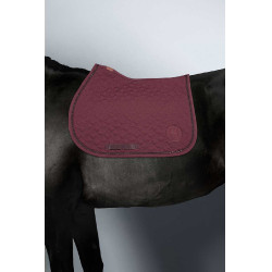 Tapis de Selle Harcour Saphir Aubergine Bordeaux