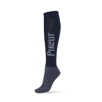 Chaussettes d'équitation Pikeur bicolores Bleu nuit